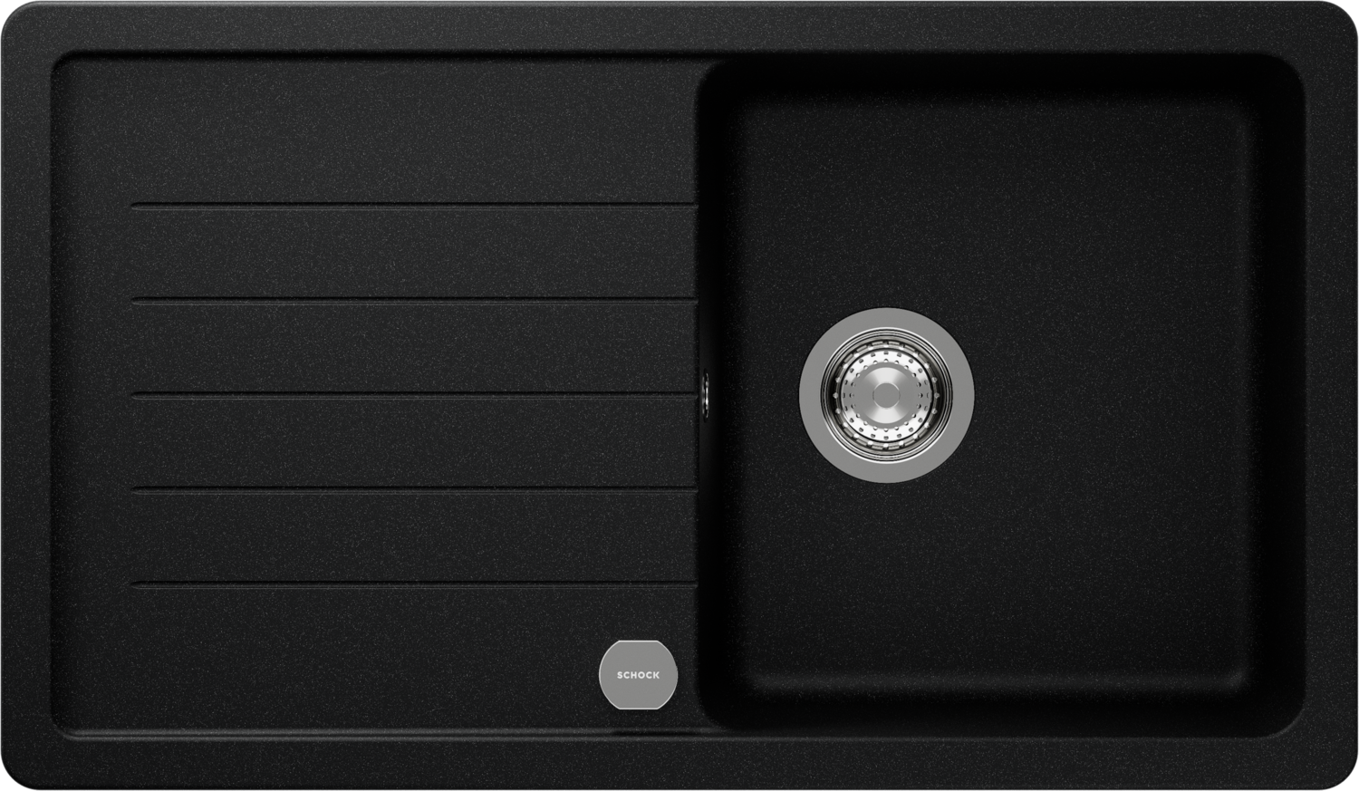 Kitchen Sink Toledo D-100 Black (Magma) CRISTADUR®