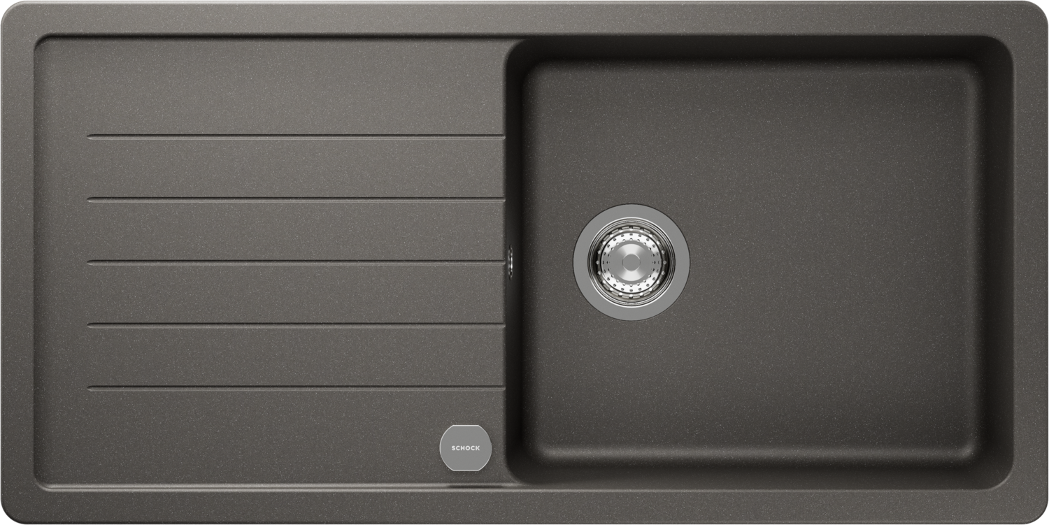 Küchenspüle Toledo D-100L Grau (Silverstone) CRISTADUR®