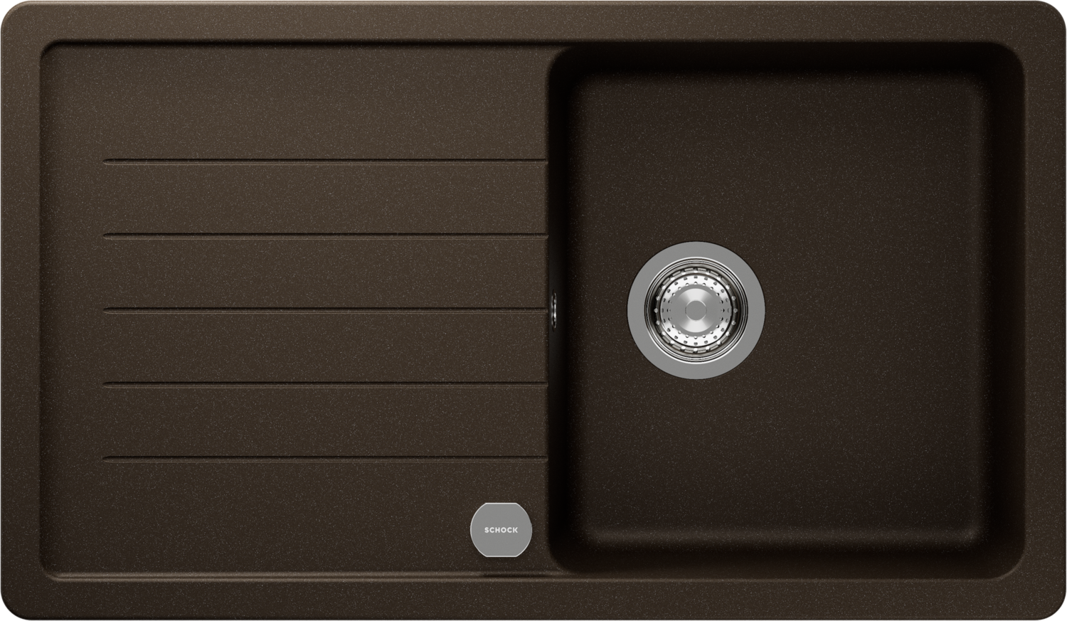 Küchenspüle Toledo D-100 Braun (Bronze) CRISTADUR®