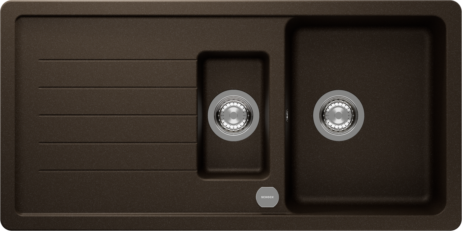 Kitchen Sink Toledo D-150 Brown (Bronze) CRISTADUR®