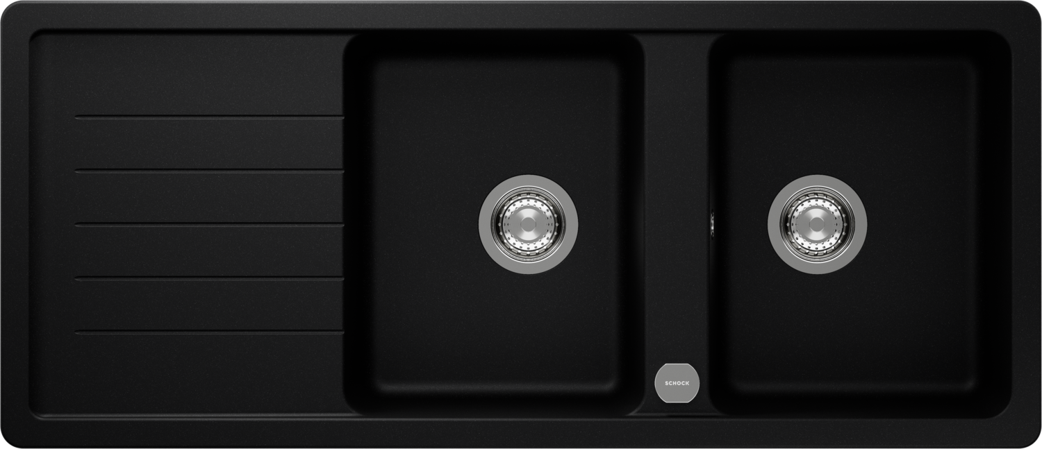 Kitchen Sink Toledo D-200 Black (Puro) CRISTADUR®