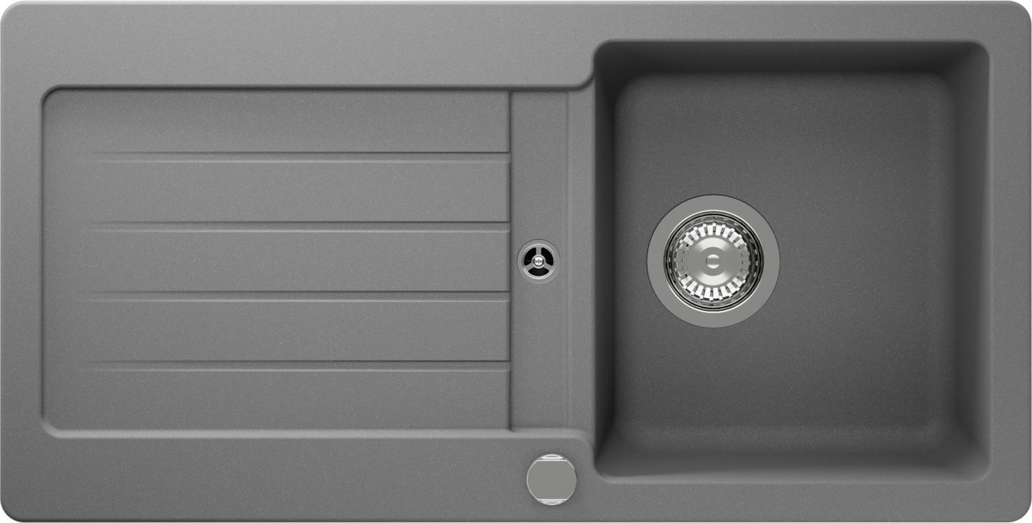 Dřezy Typos D-100S šedý tón (Croma) CRISTALITE®