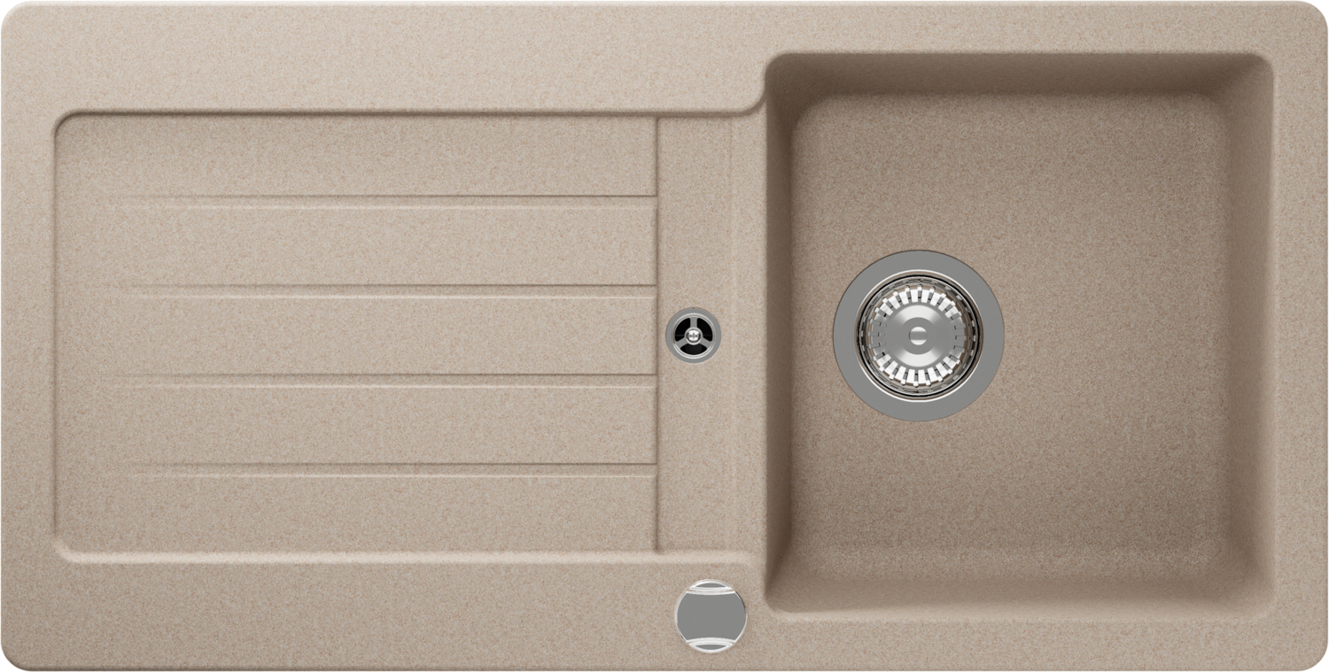 Kitchen Sink Typos D-100S Beige (Sabbia) CRISTALITE®