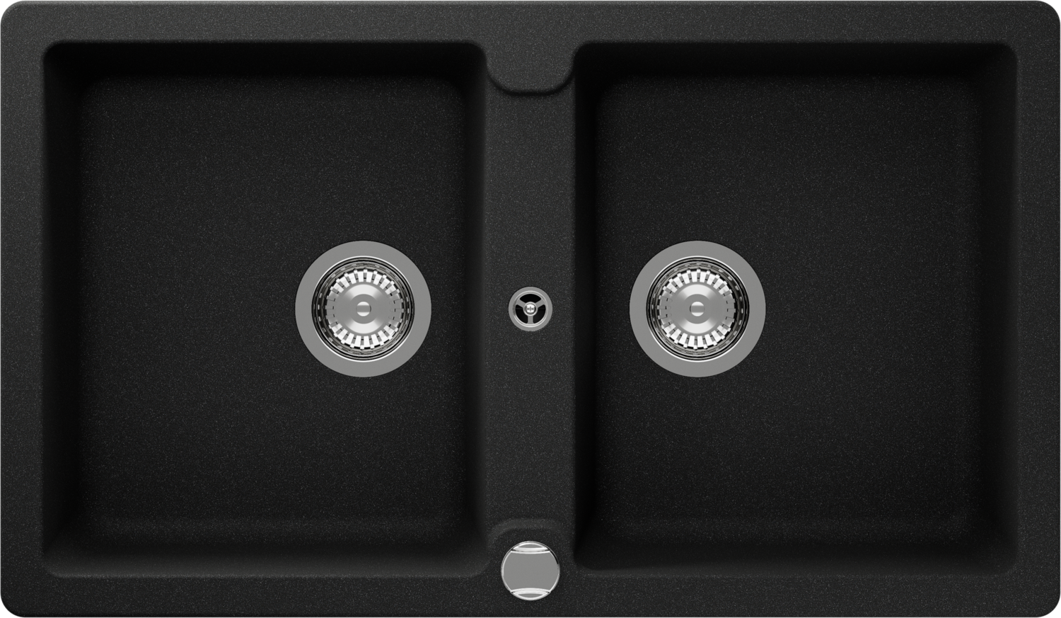 Kitchen Sink Typos N-200 Black (Onyx) CRISTALITE®