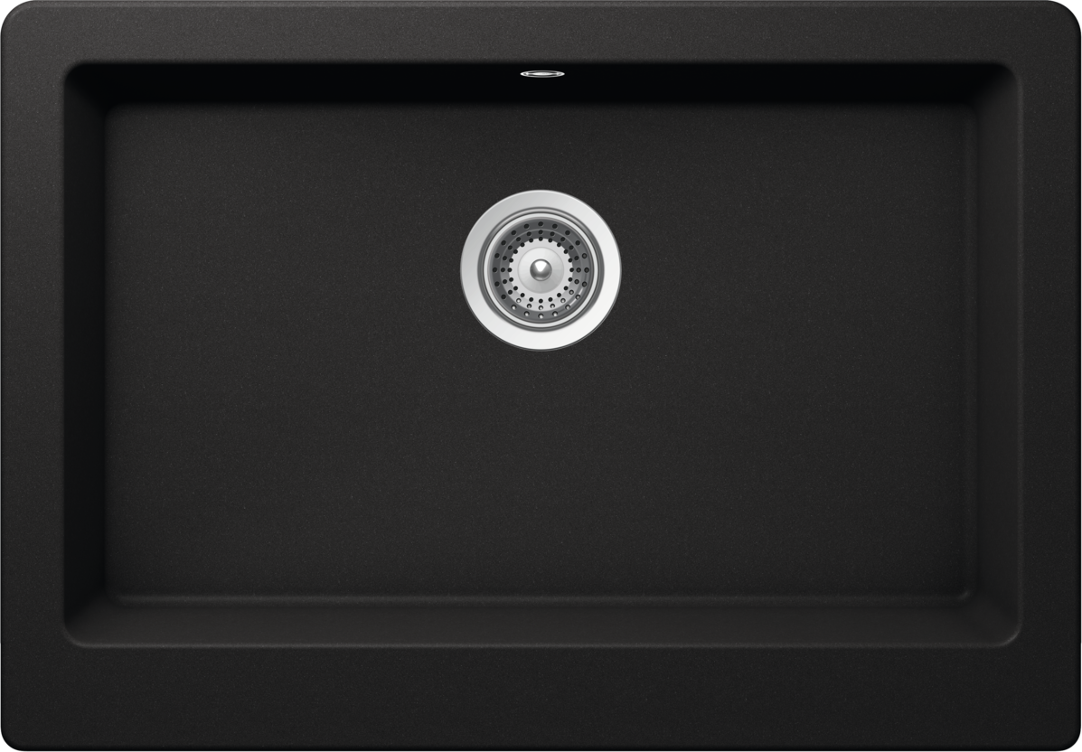 Kitchen Sink Villa M-100 Black (Nero) CRISTALITE®