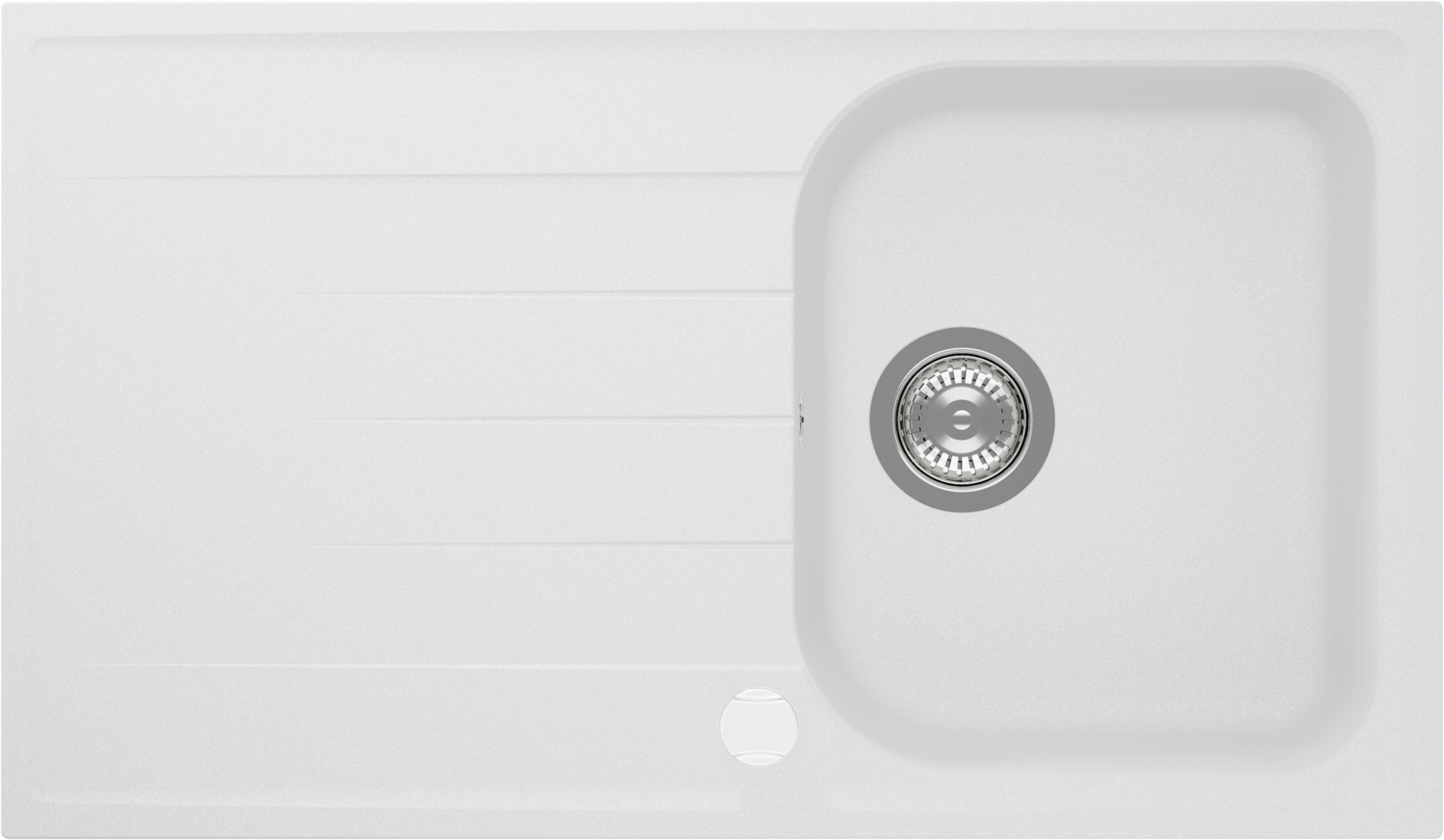 Kitchen Sink Viola D-100 White (Alpina) CRISTALITE®