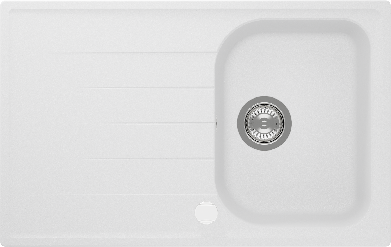 Kitchen Sink Viola D-100S White (Alpina) CRISTALITE®