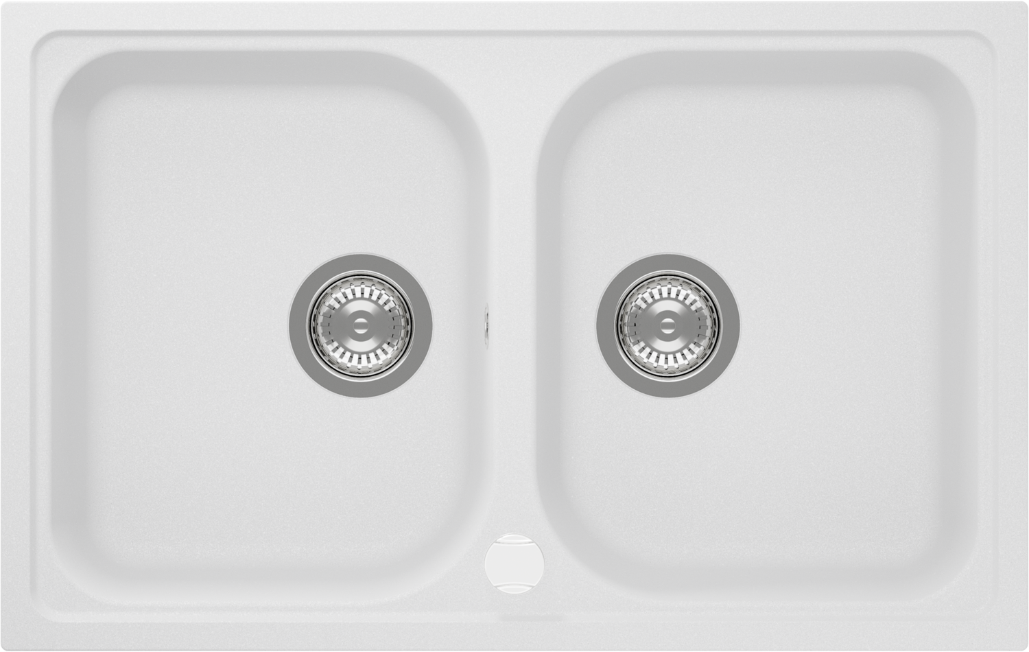 Kitchen Sink Viola N-200S White (Alpina) CRISTALITE®