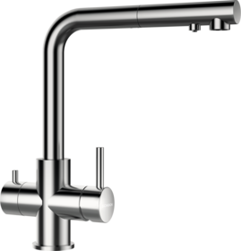 Kitchen Tap Vitus Solide Stainless Steel  L-Form Pull-out