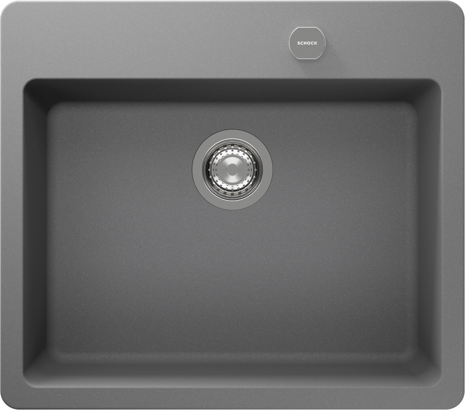 Kitchen Sink Virtus N-100S Grey (Croma) CRISTALITE®