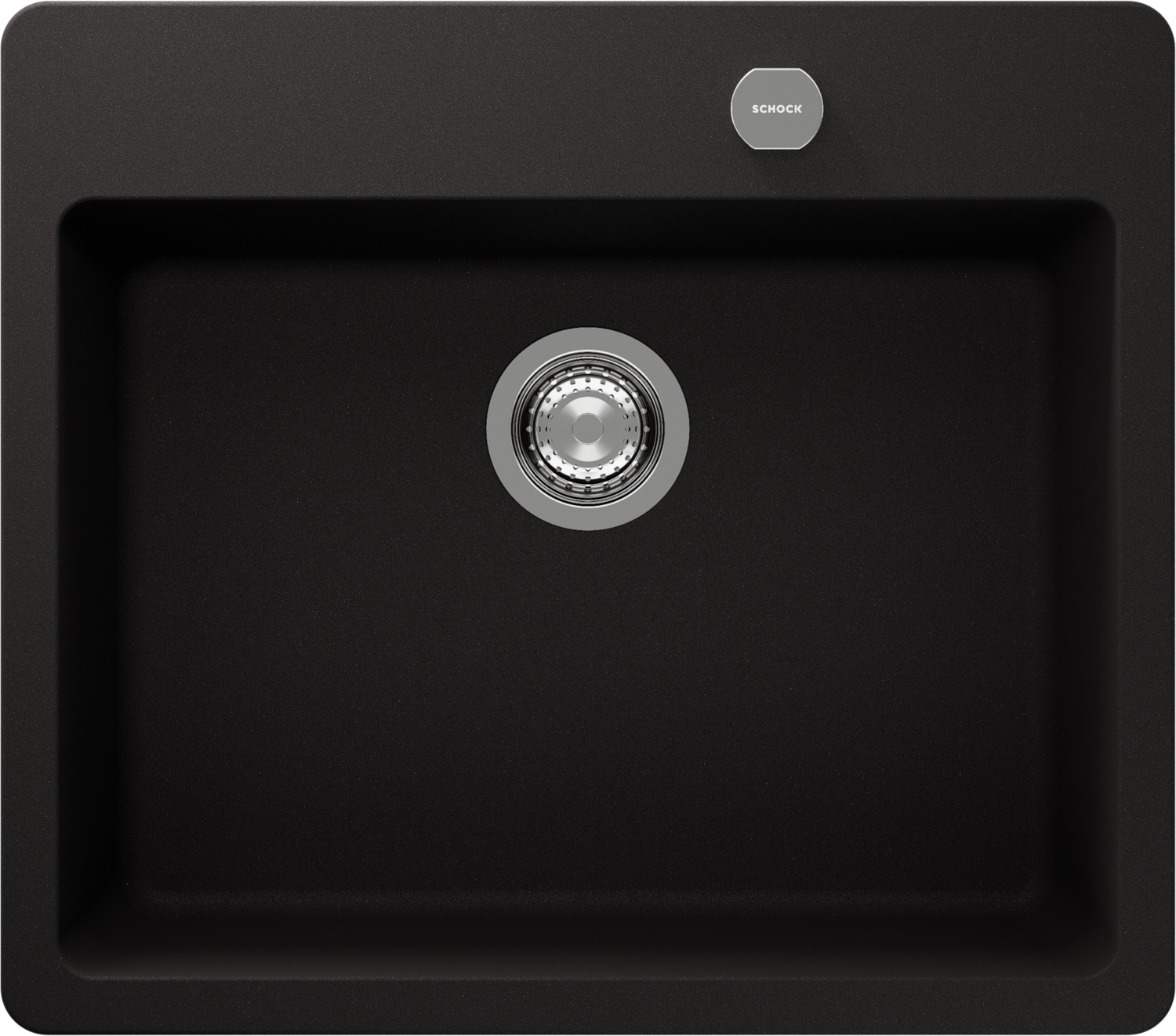 Kitchen Sink Virtus N-100S Black (Nero) CRISTALITE®