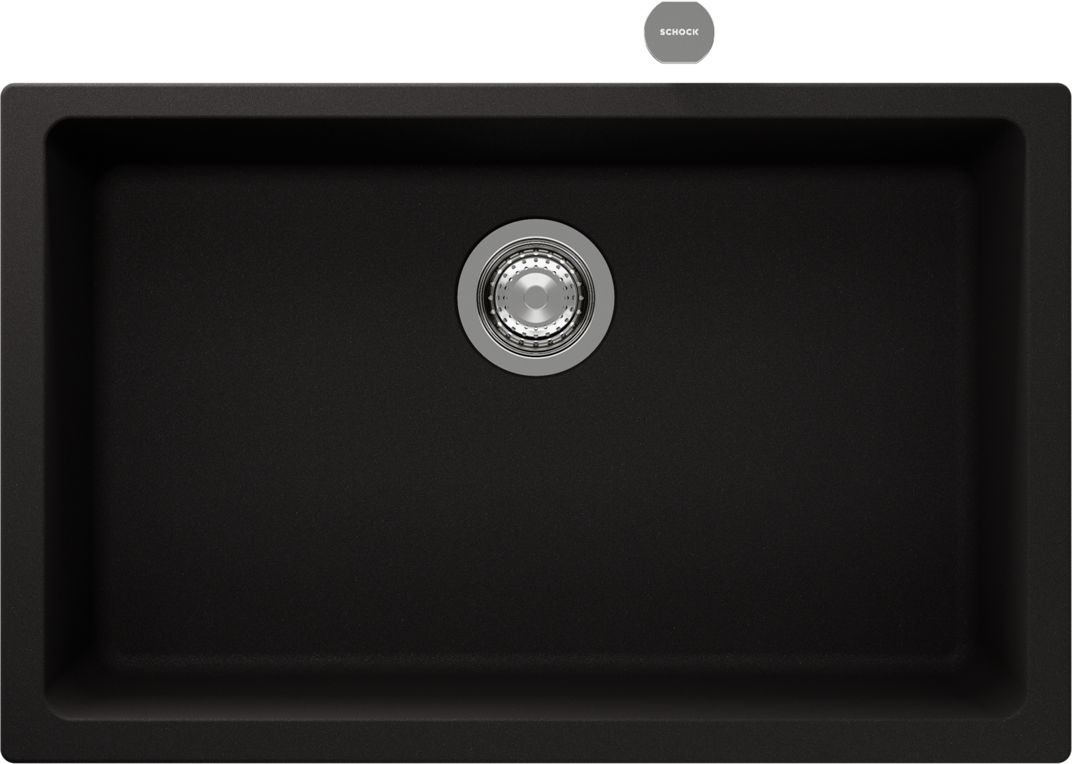 Kitchen Sink Virtus N-100 Black (Nero) CRISTALITE®