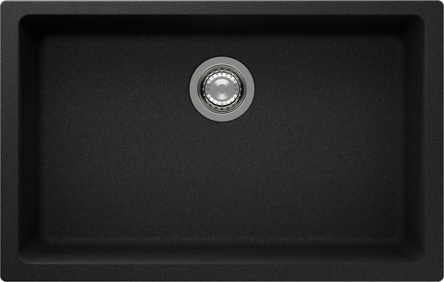 Kitchen Sink Virtus N-100 Black (Onyx) CRISTALITE®