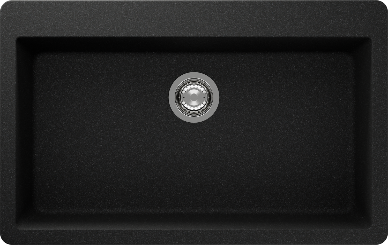 Kitchen Sink Virtus N-100XL Black (Onyx) CRISTALITE®