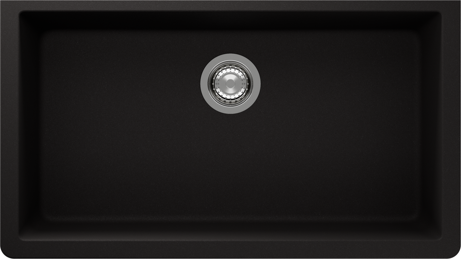 Kitchen Sink Virtus N-100XLY Black (Nero) CRISTALITE®