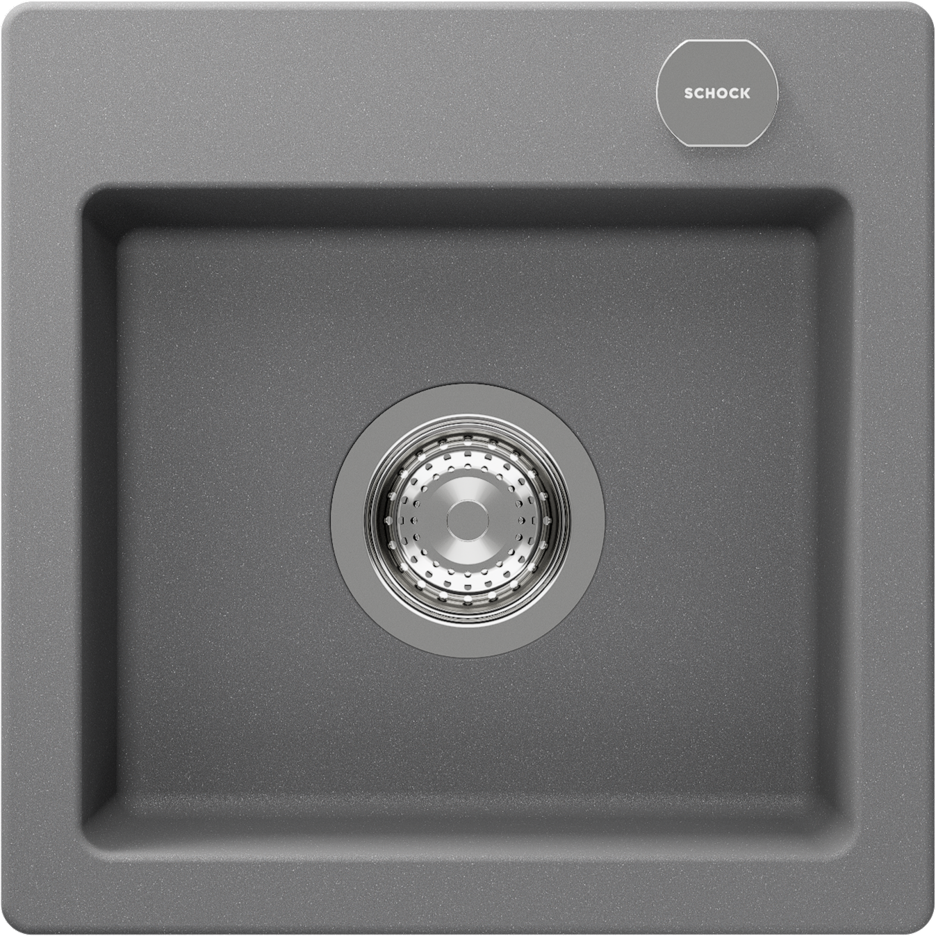 Kitchen Sink Virtus N-100XS Grey (Croma) CRISTALITE®