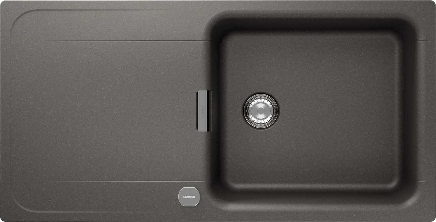 Kitchen Sink Wembley D-100L Grey (Silverstone) CRISTADUR®